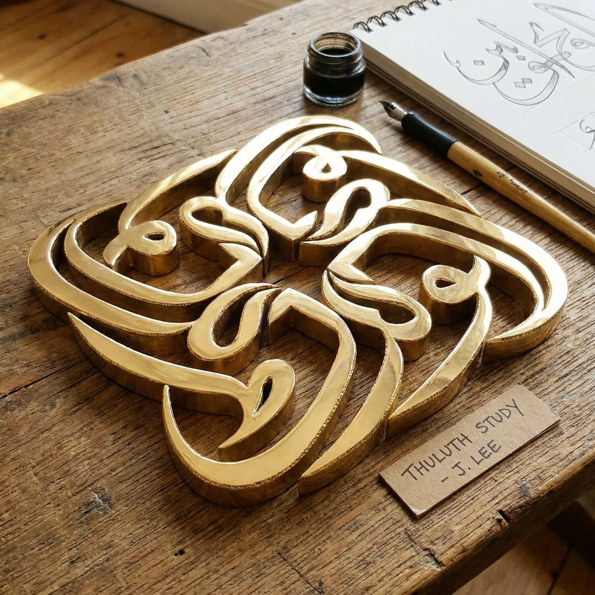 Student 3D calligraphy project 10